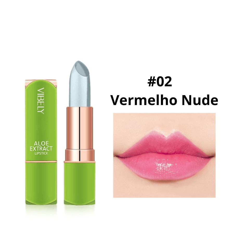 Batom Premium Use Nuvé Aloe Vera Longa Duração a Prova D'água
