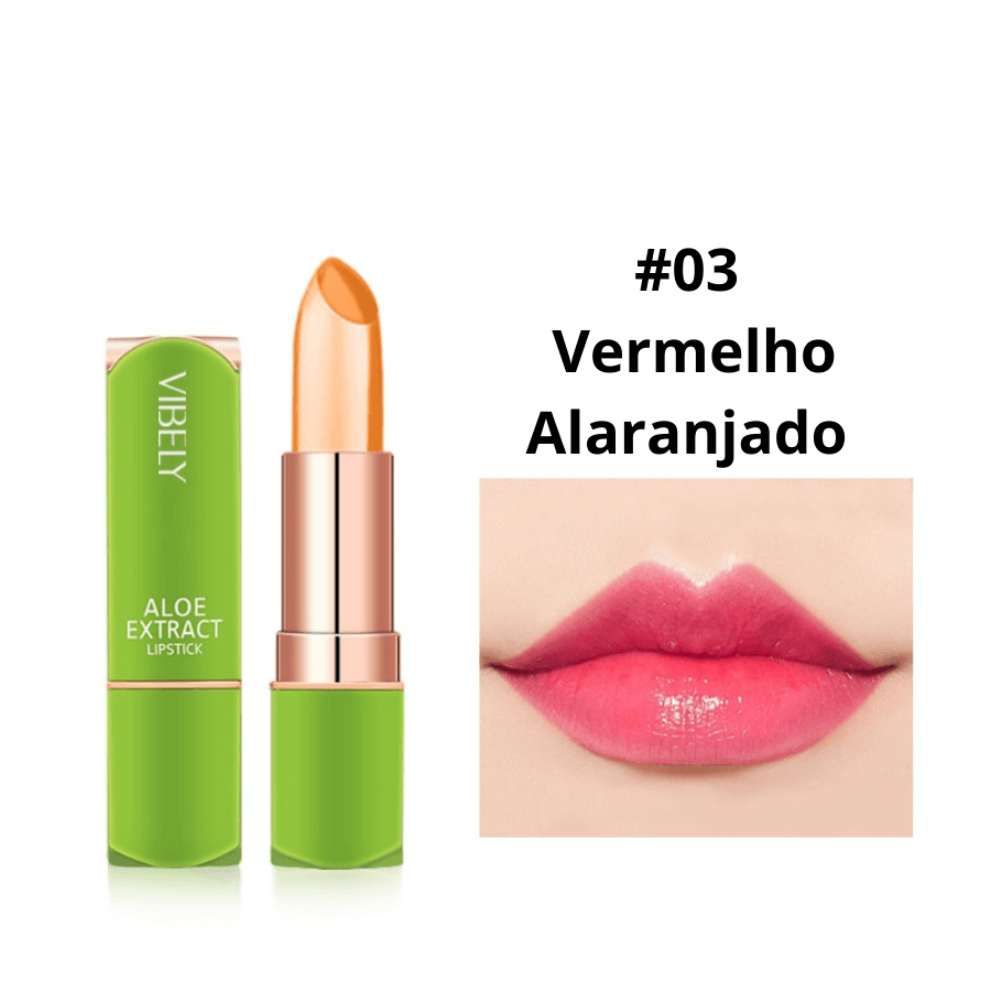 Batom Premium Use Nuvé Aloe Vera Longa Duração a Prova D'água