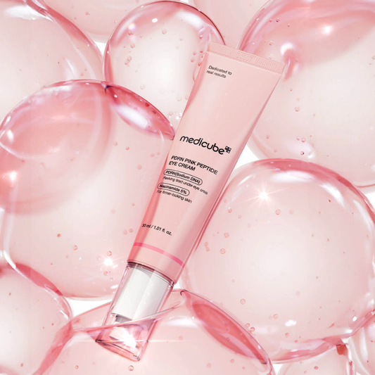 Creme para Área dos Olhos Medicube PDRN Pink Peptide Eye Cream – Rejuvenescedor, Firmador e Iluminador