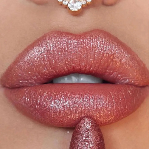 Batom Cintilante com Glitter Hidratante à Prova d'Água Use Nuvé