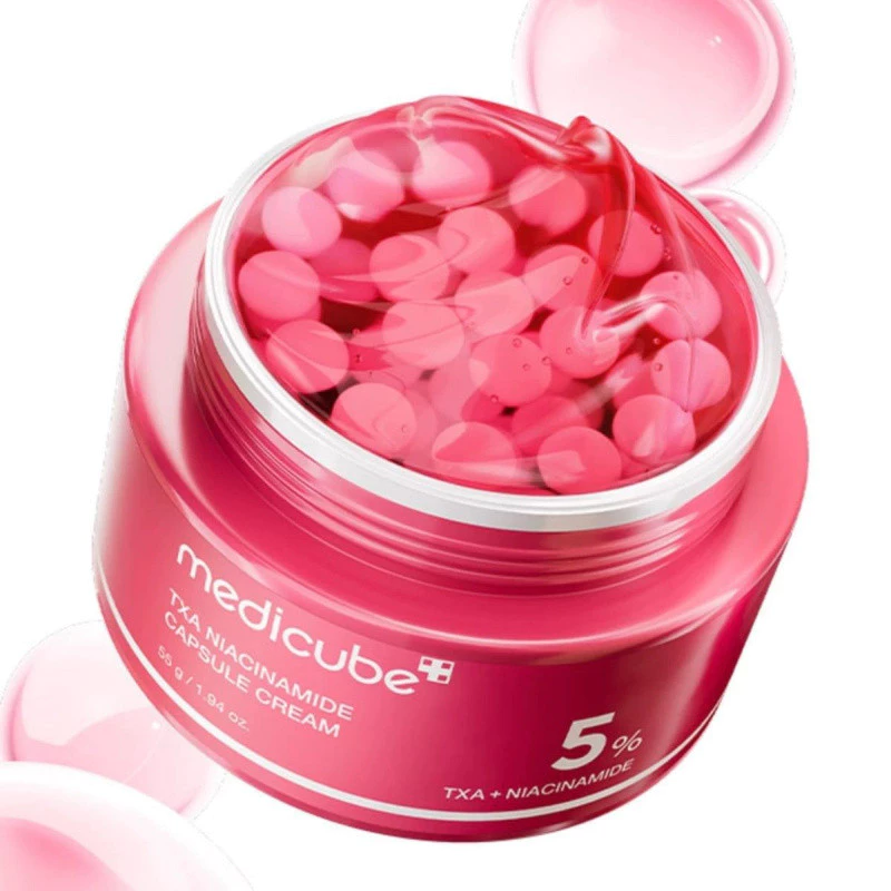 Medicube TXA Niacinamide Capsule Cream 5% – Clareamento e Hidratação Profunda
