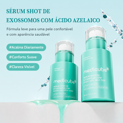 Sérum Medicube Ácido Azelaico Exosome Shot 2000 – Tratamento Calmante e Clareador