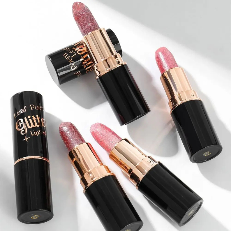Batom Cintilante com Glitter Hidratante à Prova d'Água Use Nuvé