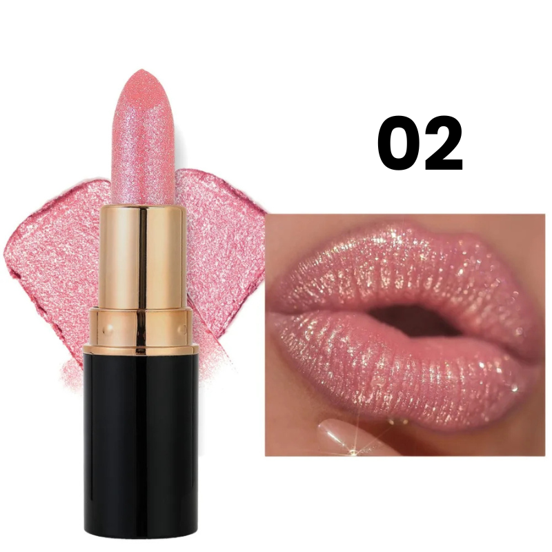 Batom Cintilante com Glitter Hidratante à Prova d'Água Use Nuvé