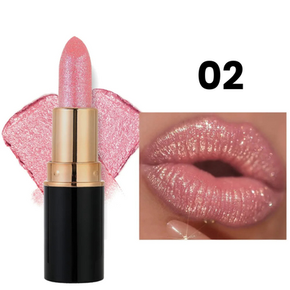 Batom Cintilante com Glitter Hidratante à Prova d'Água Use Nuvé