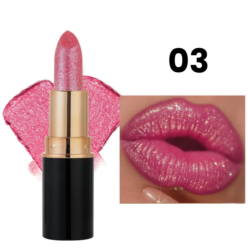 Batom Cintilante com Glitter Hidratante à Prova d'Água Use Nuvé