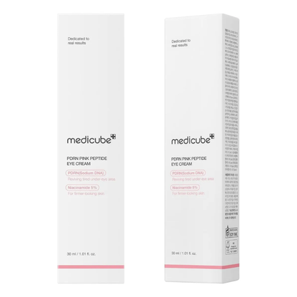 Creme para Área dos Olhos Medicube PDRN Pink Peptide Eye Cream – Rejuvenescedor, Firmador e Iluminador