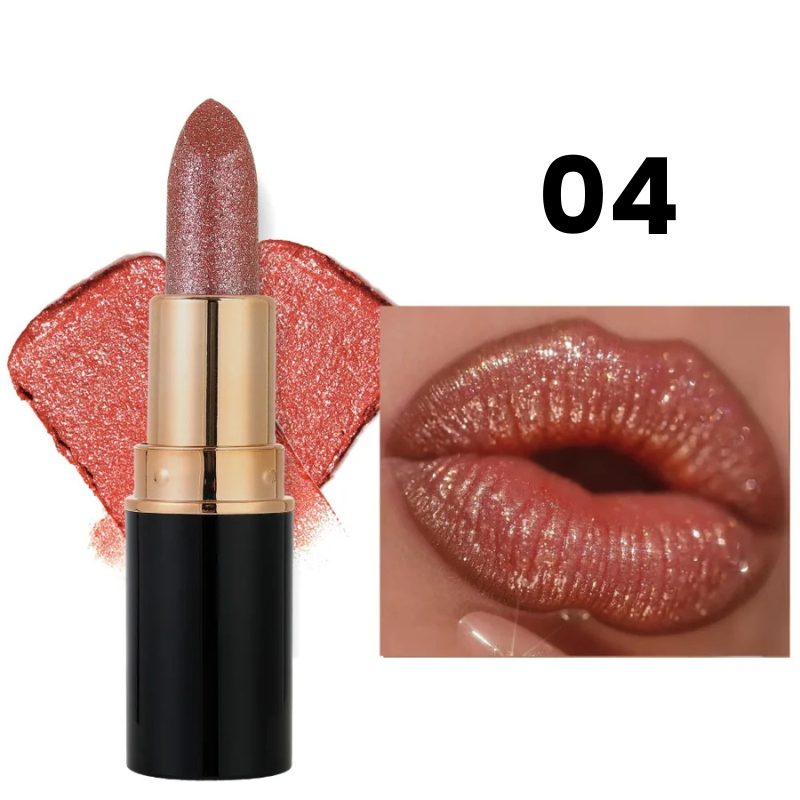 Batom Cintilante com Glitter Hidratante à Prova d'Água Use Nuvé