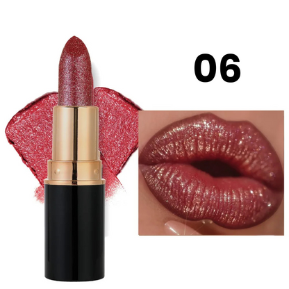 Batom Cintilante com Glitter Hidratante à Prova d'Água Use Nuvé