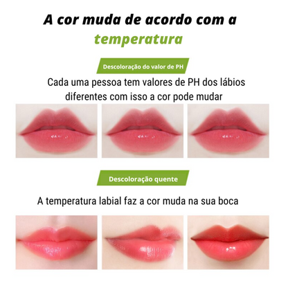 Kit Lábios Deslumbrantes - Batom Premium Use Nuvé Aloe Vera à Prova D'água + Batom Orgânico Cenoura com Aloe Vera