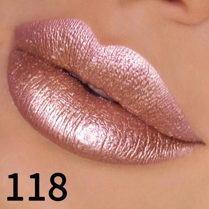 (COMPRE 1 E LEVE 2) Batom Metálico Brilhante com Glitter – Use Nuvé