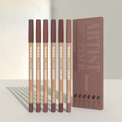 Conjunto Lápis Delineador Labial Face Secret Artist Shape Sculpt