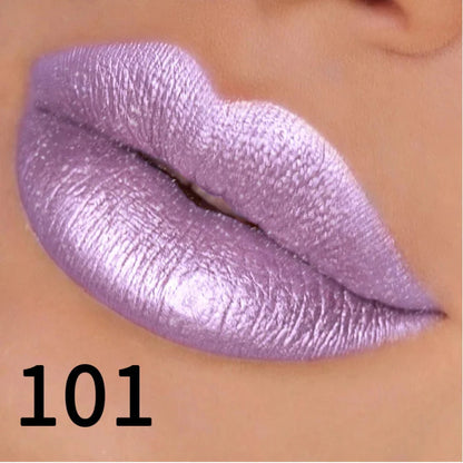 Batom Metálico Brilhante com Glitter – Use Nuvé