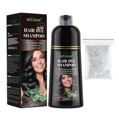 Shampoo Natural para cobrir cabelos brancos grisalhos - 500ml