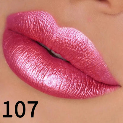 Batom Metálico Brilhante com Glitter – Use Nuvé