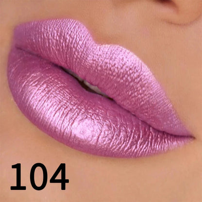 Batom Metálico Brilhante com Glitter – Use Nuvé
