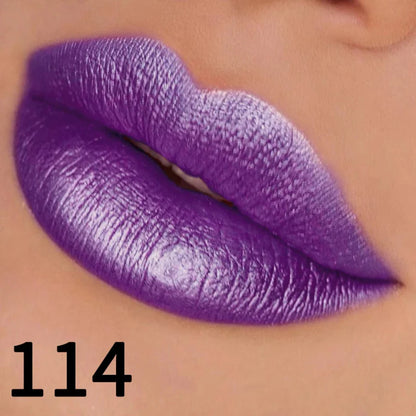(COMPRE 1 E LEVE 2) Batom Metálico Brilhante com Glitter – Use Nuvé
